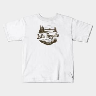 Isle Royale National Park Kids T-Shirt